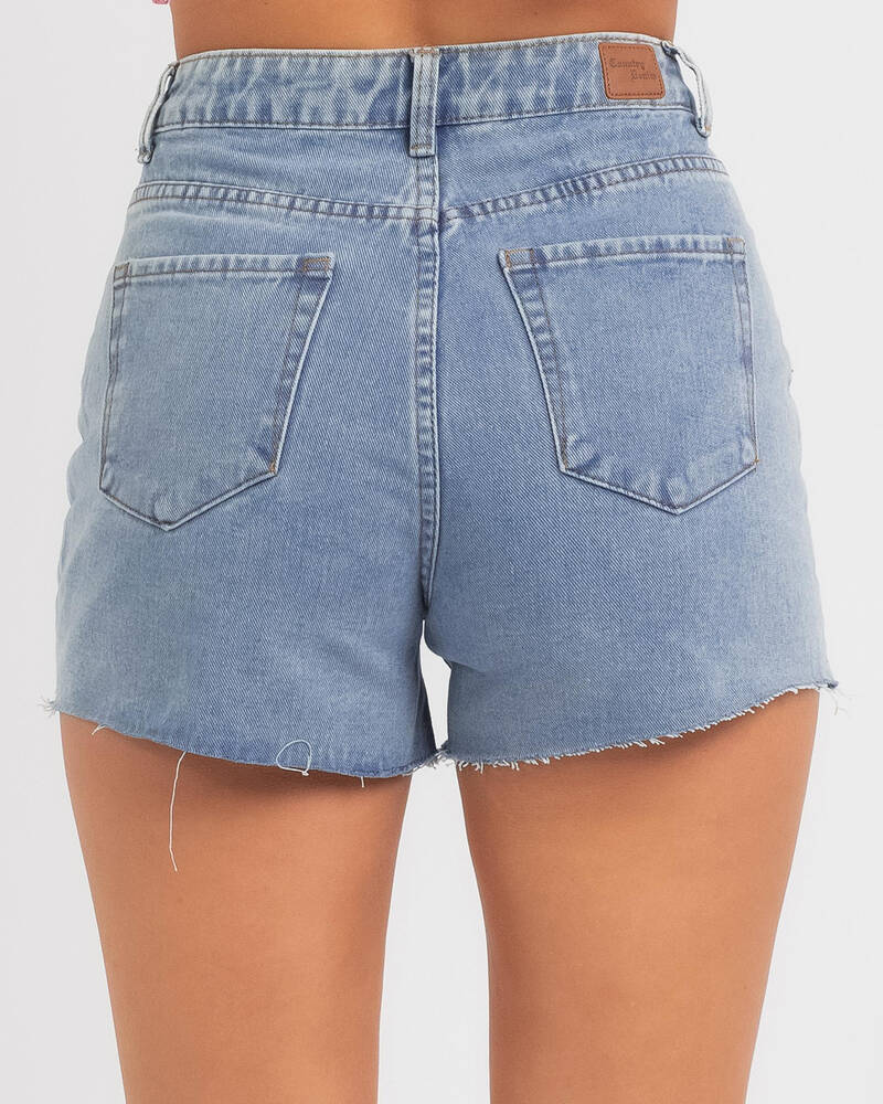 Country Denim Sharni Shorts for Womens