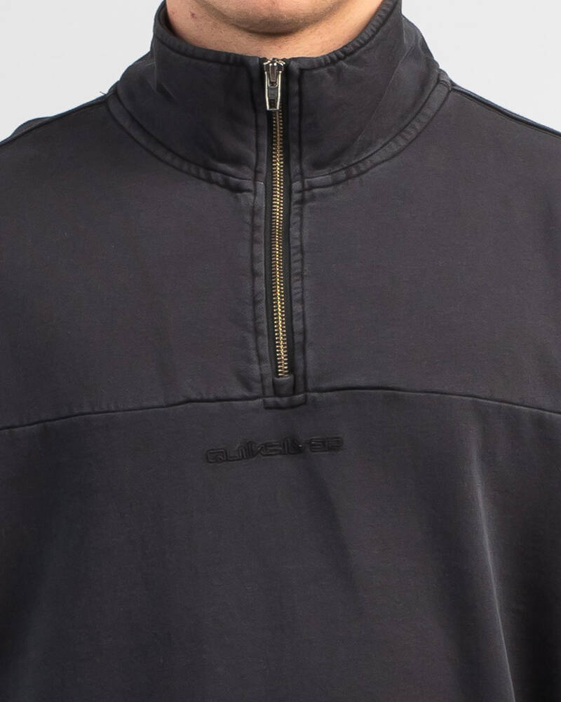 Quiksilver Shadow Quarter Zip Sweatshirt for Mens
