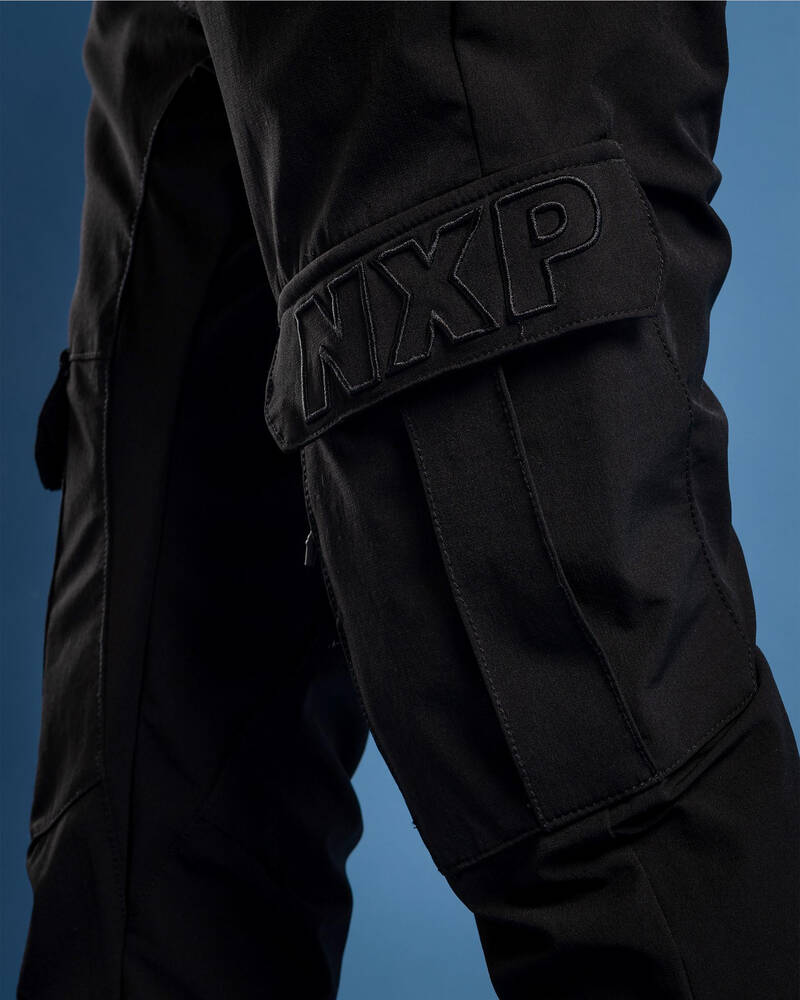 Nena & Pasadena F150 Slim Nylon Cargo Jogger Pants for Mens