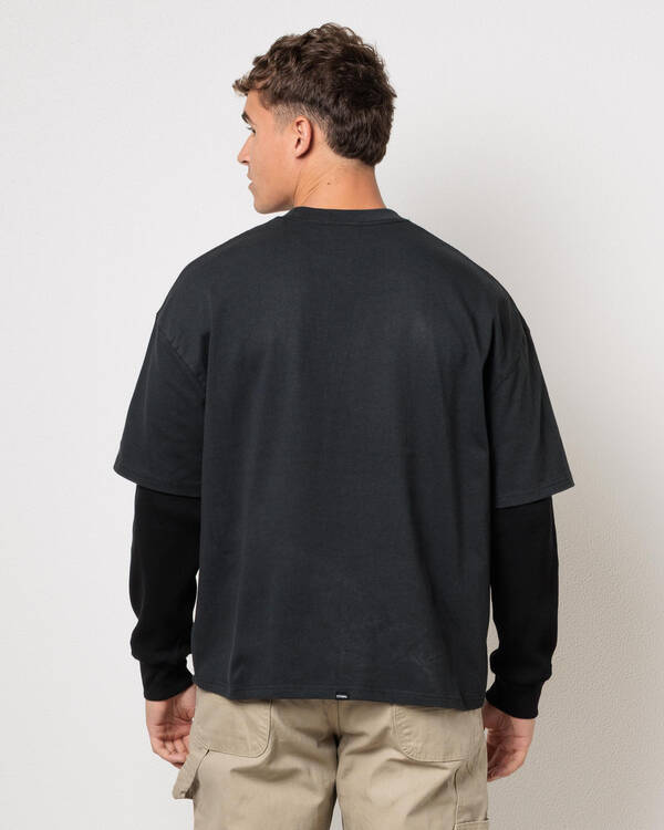 Thrills Web Of Deceit Layer Box Crop Long Sleeve T-Shirt for Mens