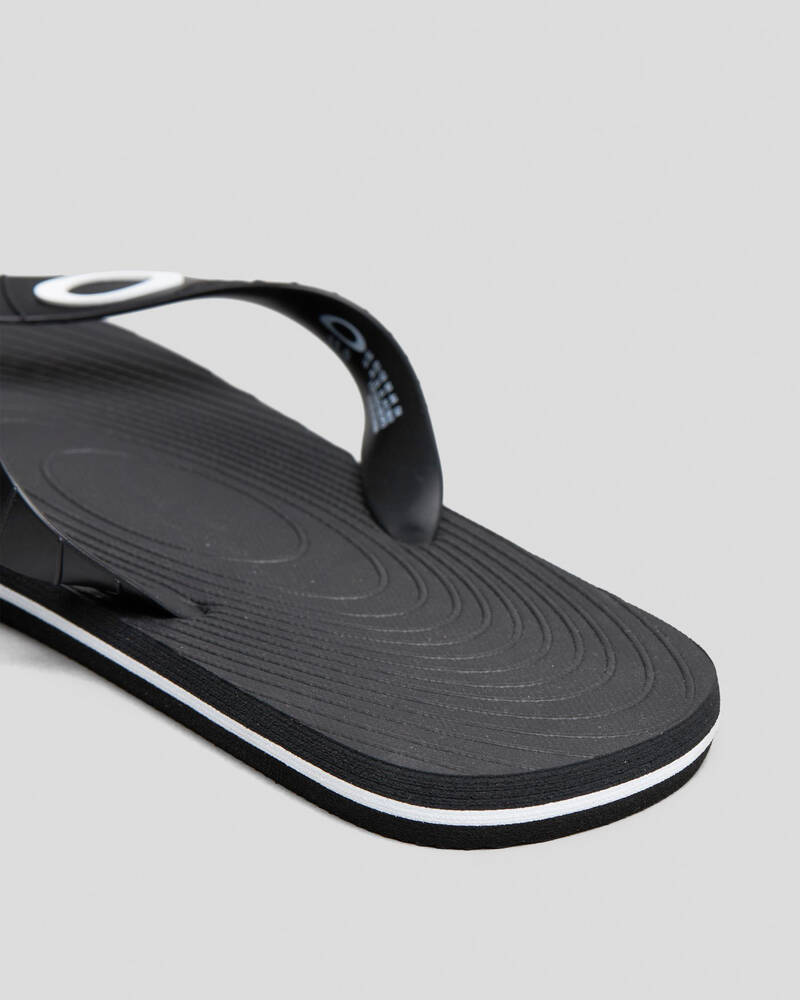 Oakley Catalina Flip Flop Thongs In Blackout - Fast Shipping & Easy ...