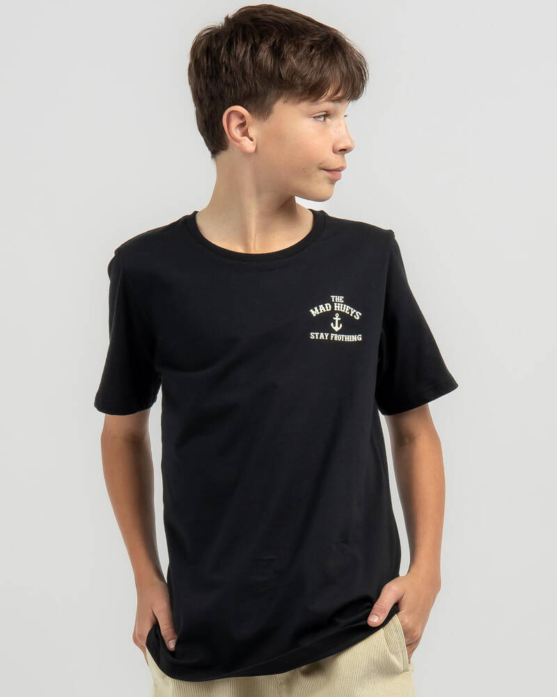 The Mad Hueys Boys' Stay Frothing T-Shirt for Mens
