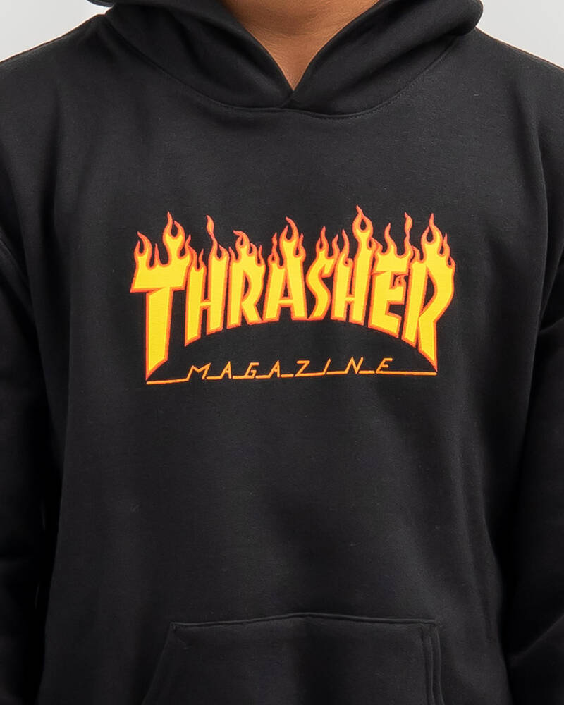 Thrasher Boys' Flame Hoodie for Mens