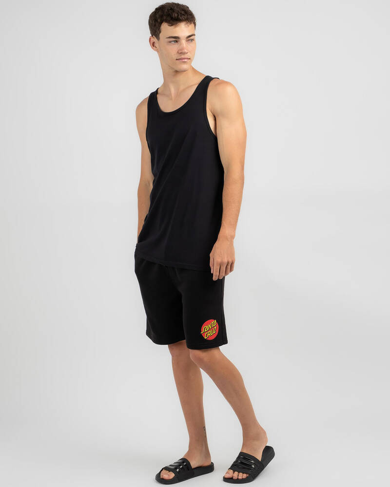 Santa Cruz Classic Dot Track Shorts for Mens