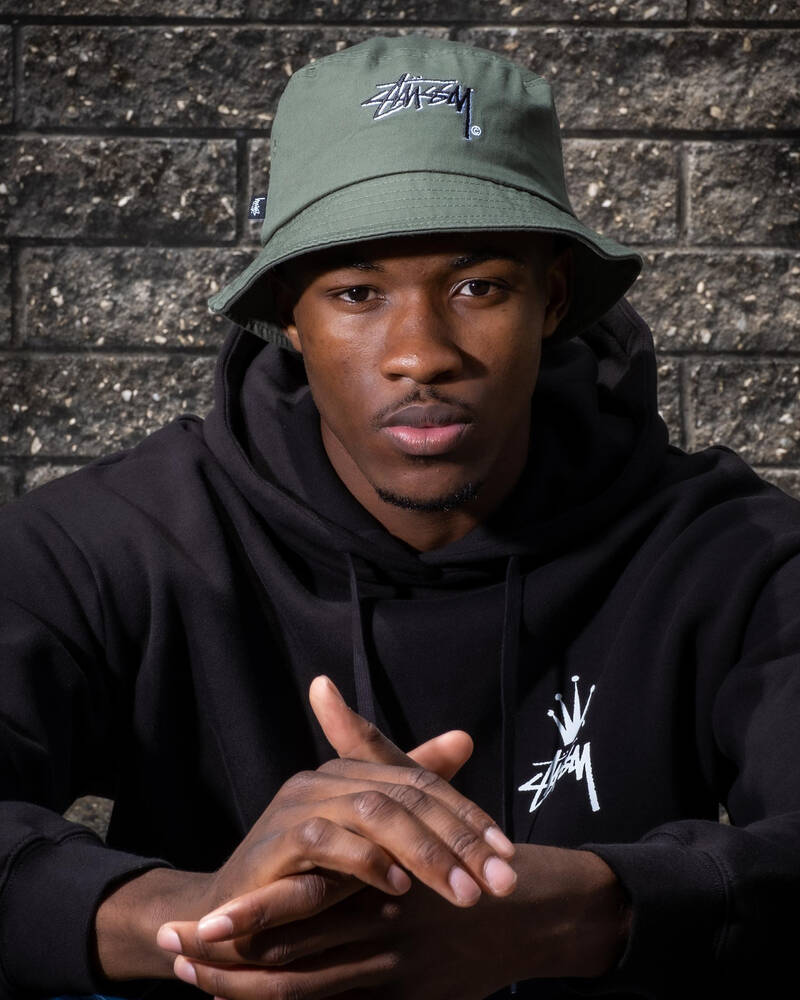 Stussy Stock Shadow Bucket Hat for Mens