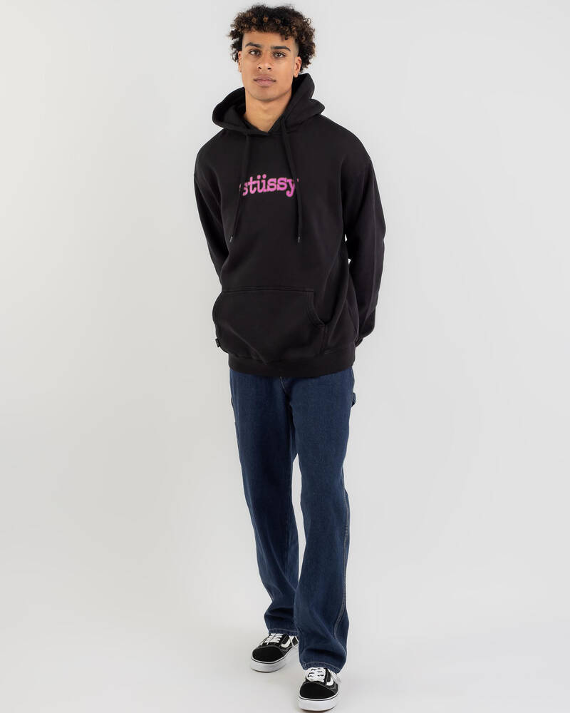 Stussy Typewriter Hoodie for Mens