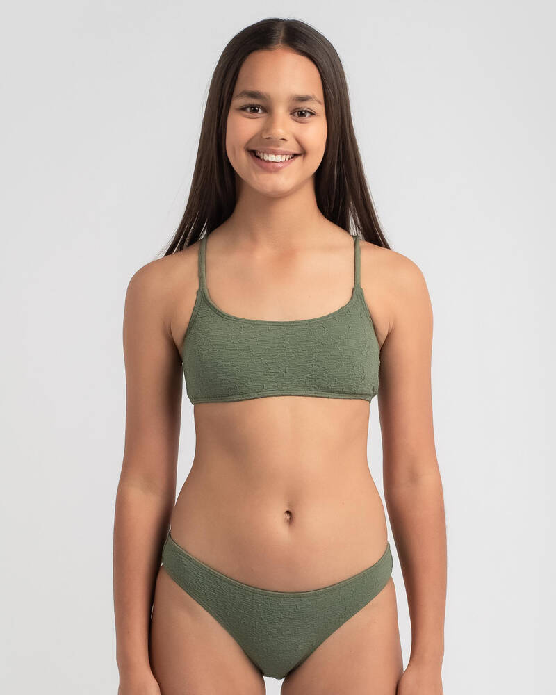 Kaiami Girls' Poppy Crinkle Bikini Set for Womens