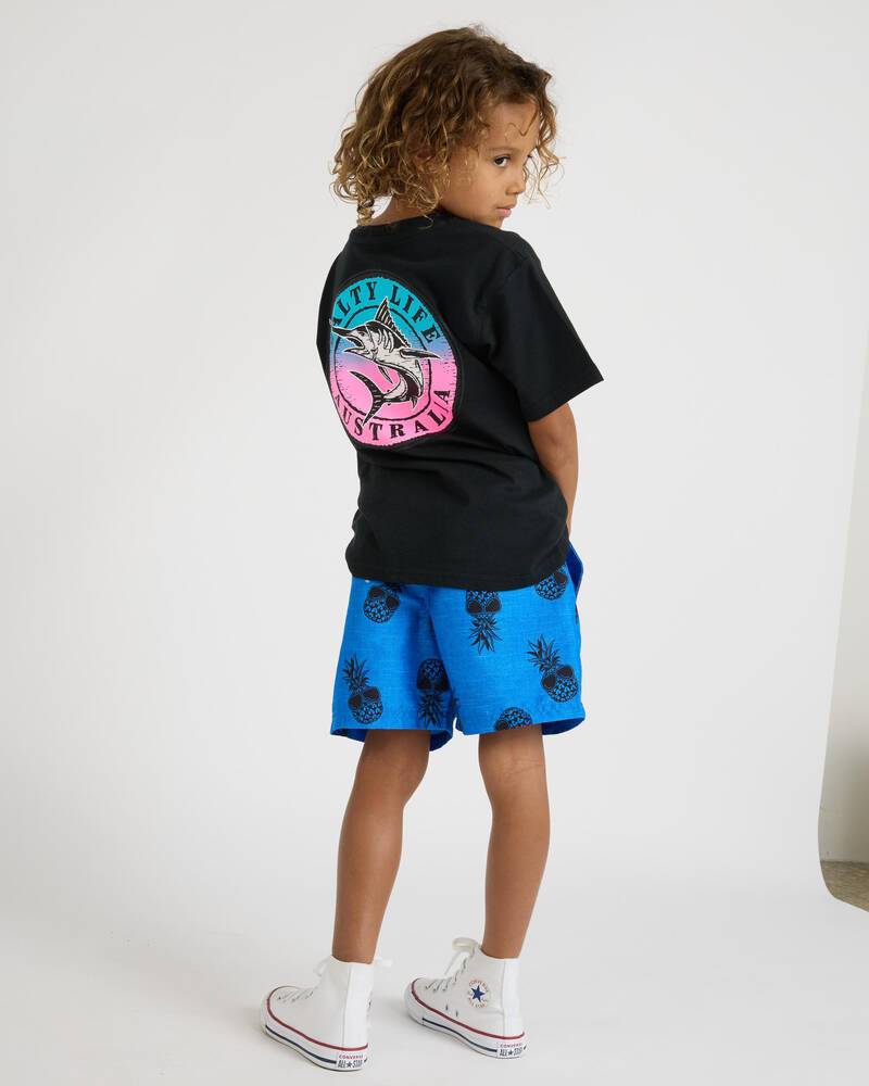 Skylark Toddlers' Spectacle Elastic Waist Shorts for Mens