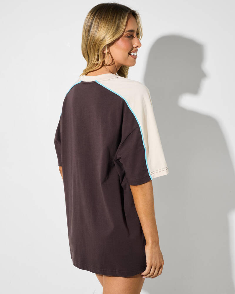 Rusty Timmy Target 220 Oversized T-Shirt for Womens