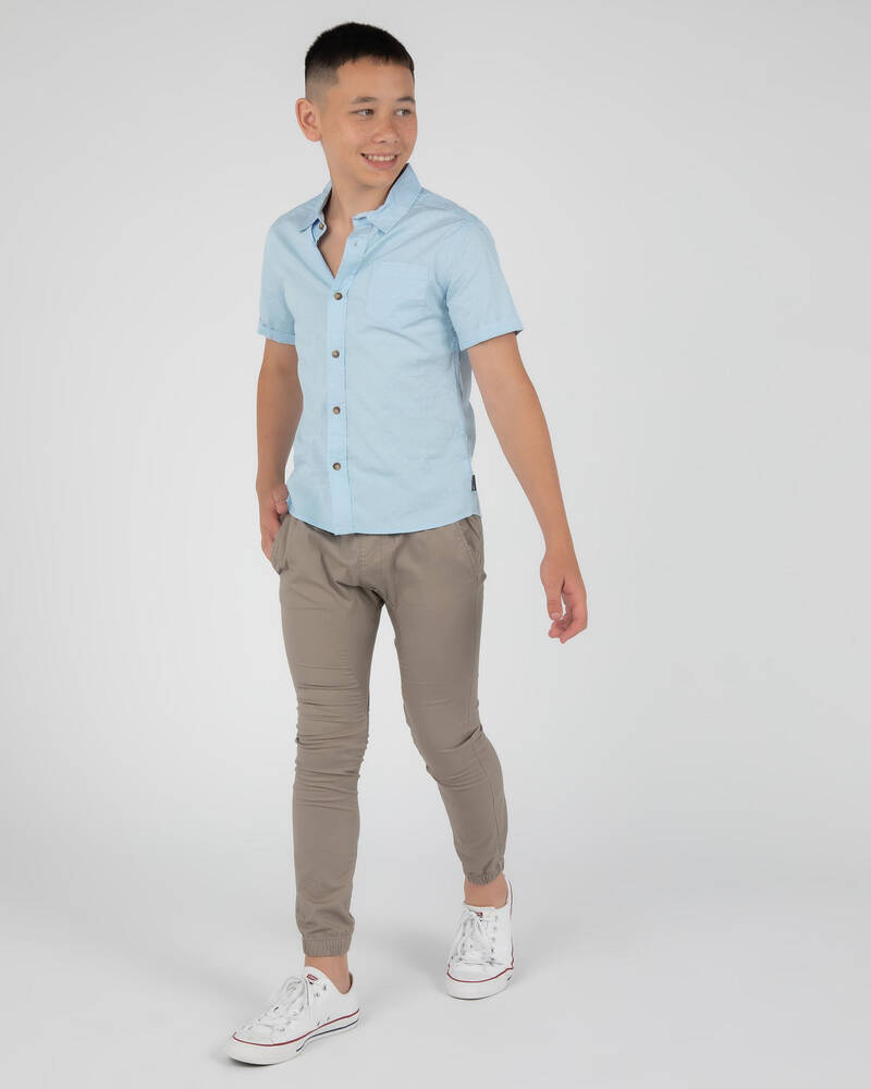 Lucid Boys' Atomic Short Sleeve Shirt for Mens