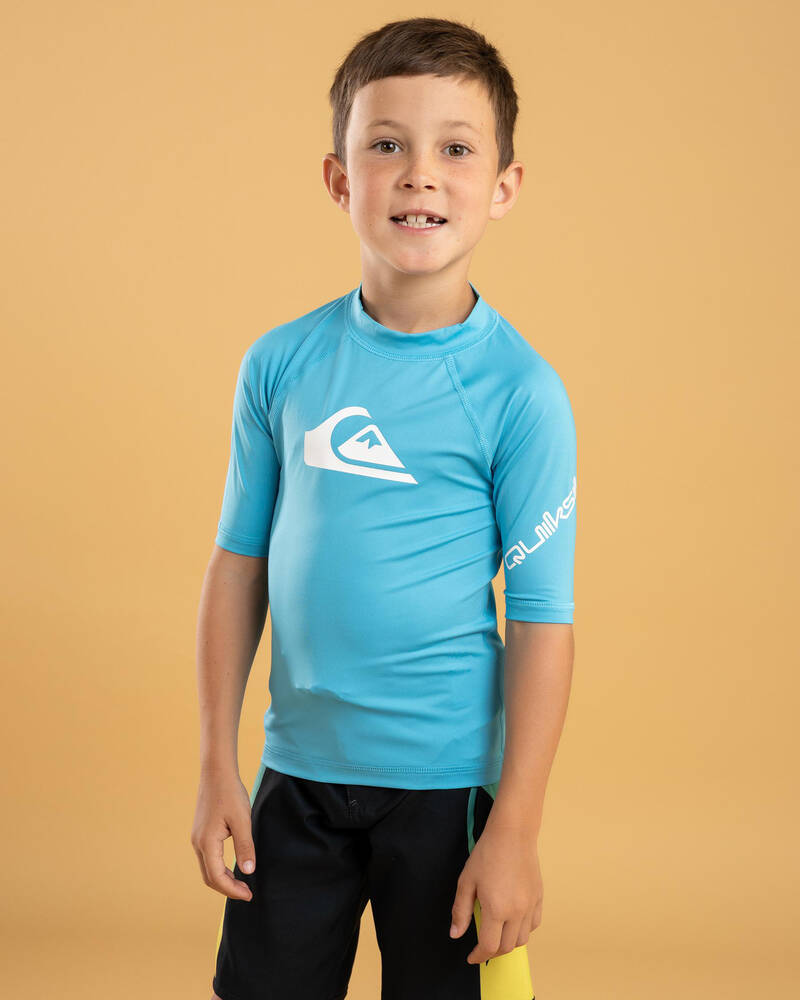 Quiksilver All Time Toddler's Short Sleeve Rash Vest for Mens