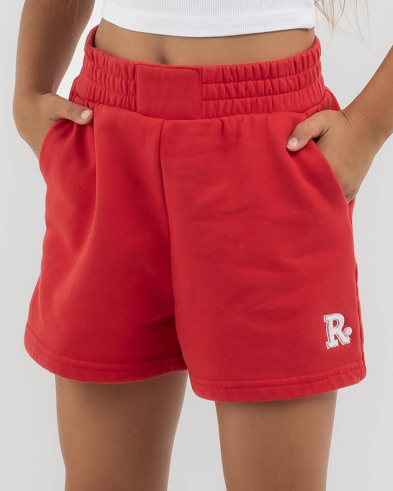 Rusty Girls' Line Fleece Shorts for Womens
