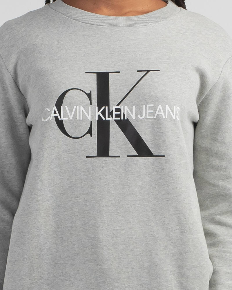 Calvin Klein Monogram Logo Sweatshirt for Womens