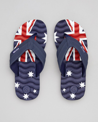 Kustom Hummer Flag Thongs for Mens image number null