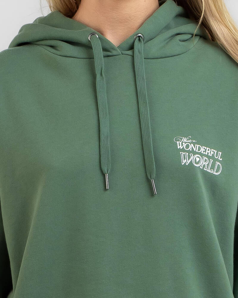 Rusty Wonderful World Hoodie for Womens