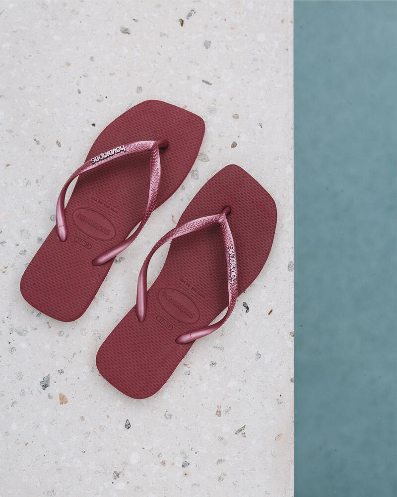 Havaianas Slim Square Thongs for Womens