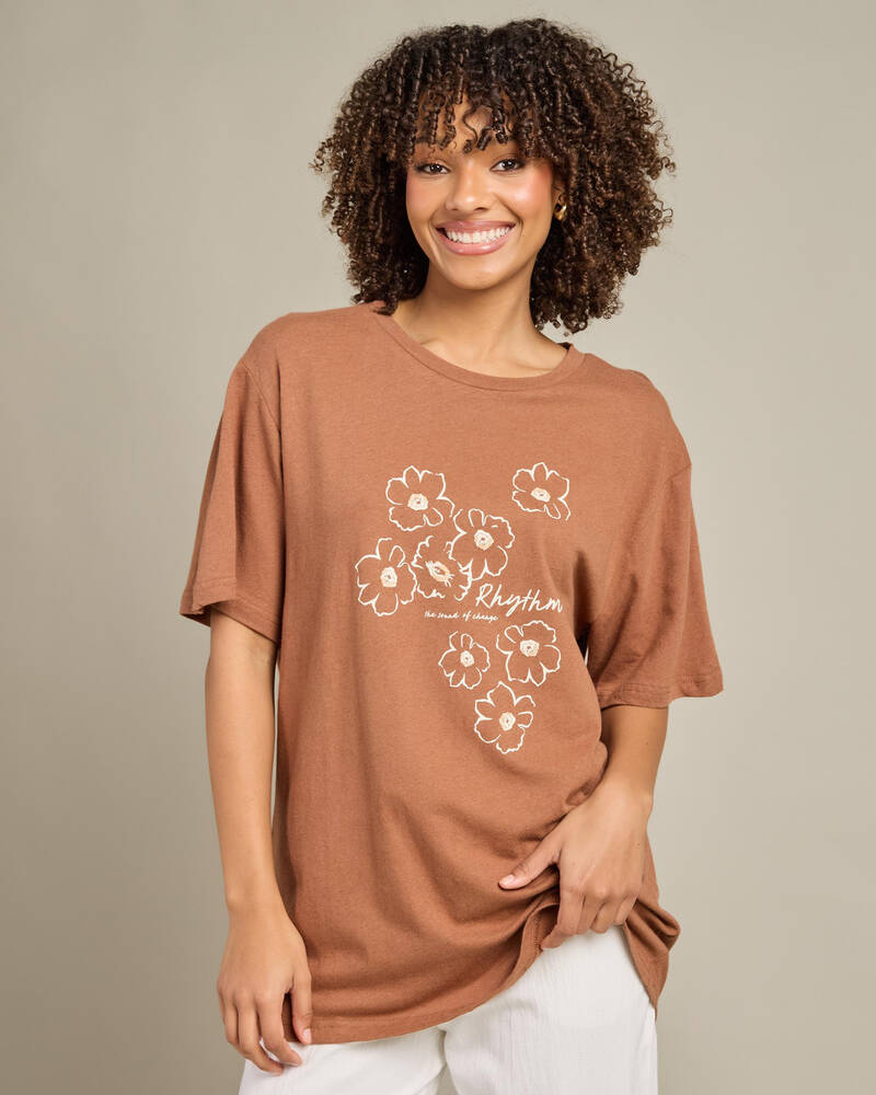 Rhythm Lulu Floral Oversized T-Shirt for Womens
