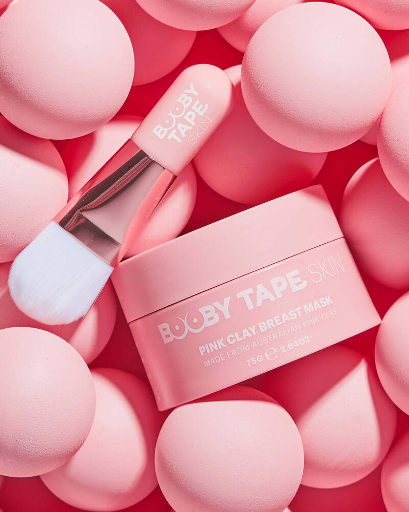 BOOBY TAPE Pink Clay Breast Mask for Womens