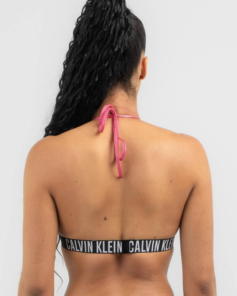 Calvin Klein Fixed Triangle Bikini Top for Womens