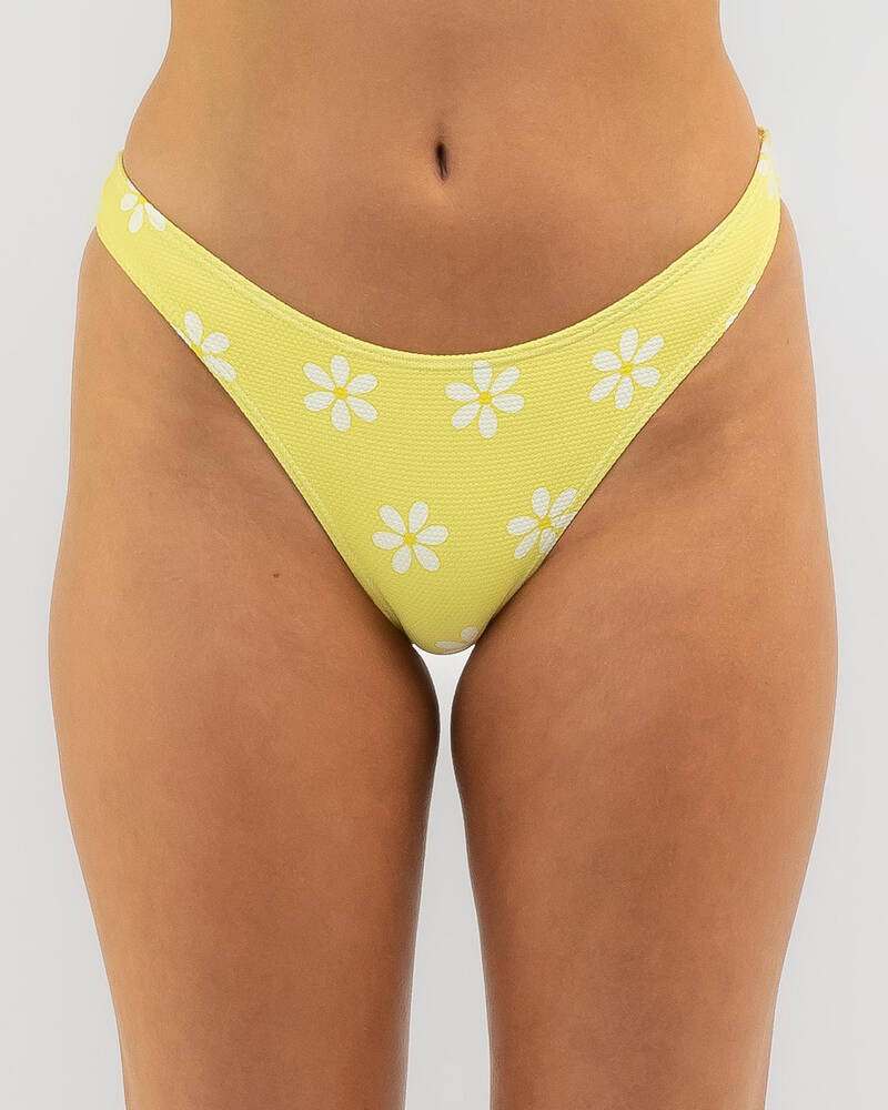Topanga Daisy Chains High Cut Bikini Bottom for Womens