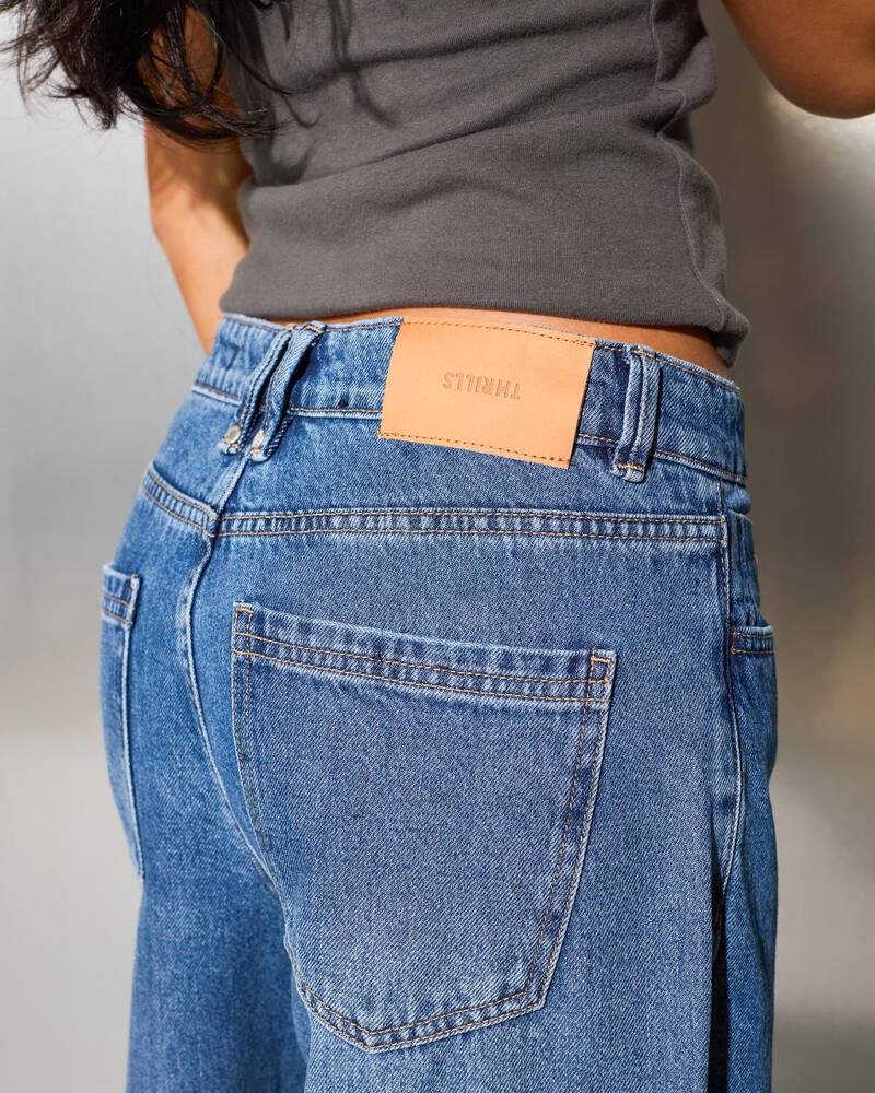 Thrills Billie Low Rise Baggy Jeans for Womens
