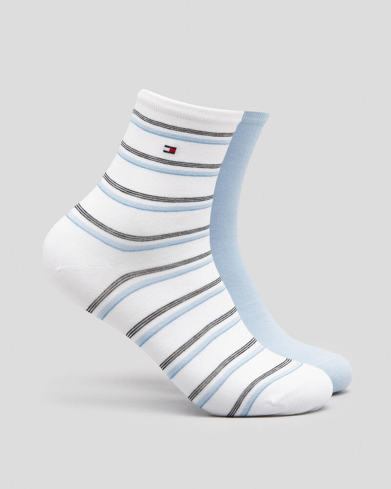 Tommy Hilfiger Island Stripe Short Sock Pack for Womens