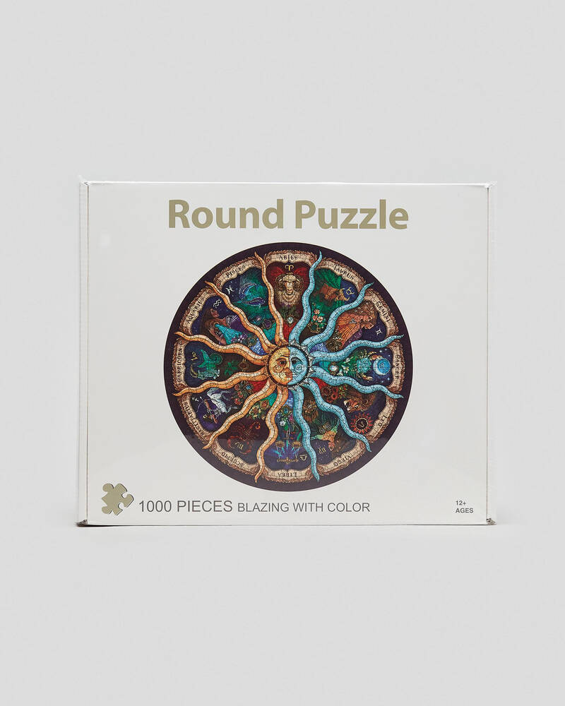 Get It Now Zodiac Round 1000pc Jigsaw Puzzle for Unisex