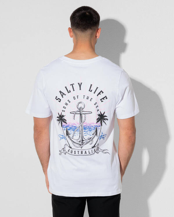 Salty Life Twilight Anchorage T-Shirt for Mens
