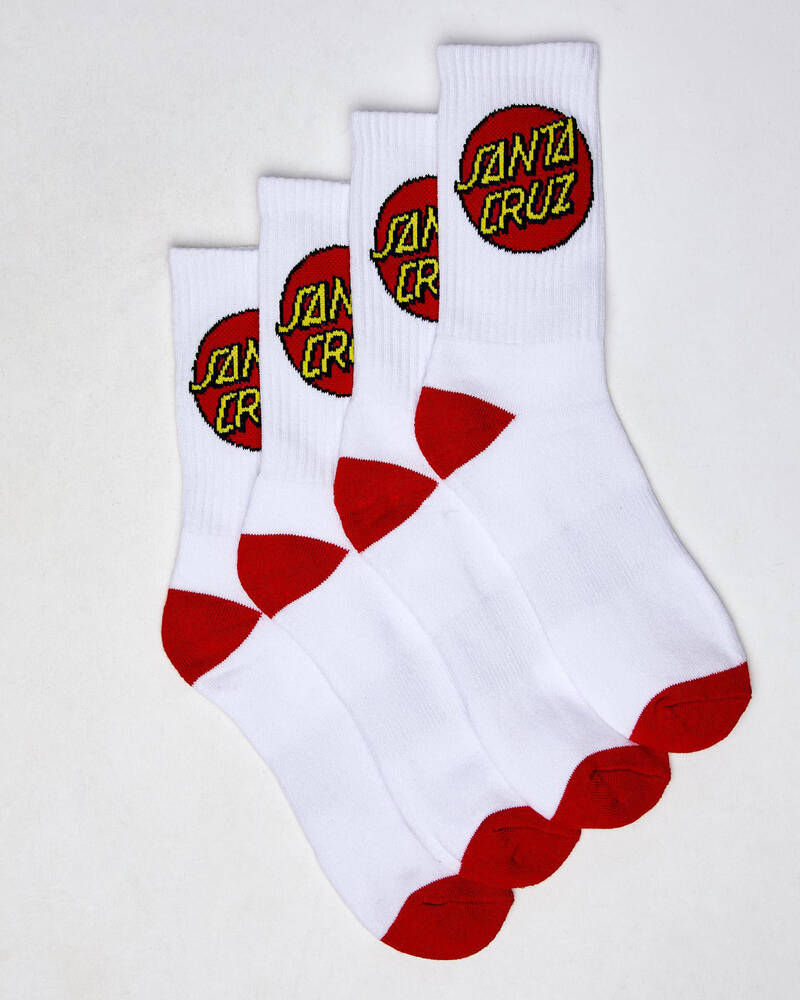 Santa Cruz 4 Pack Socks for Mens