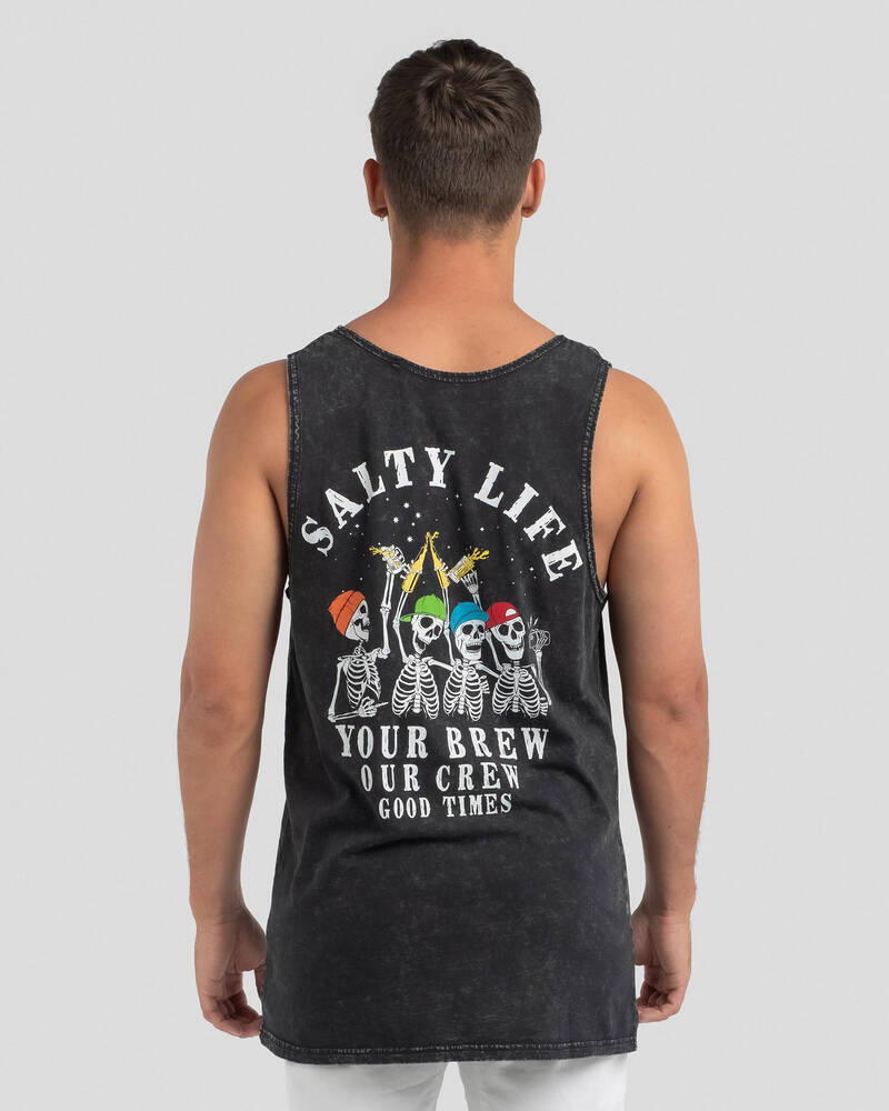 Salty Life Brew Crew Singlet for Mens