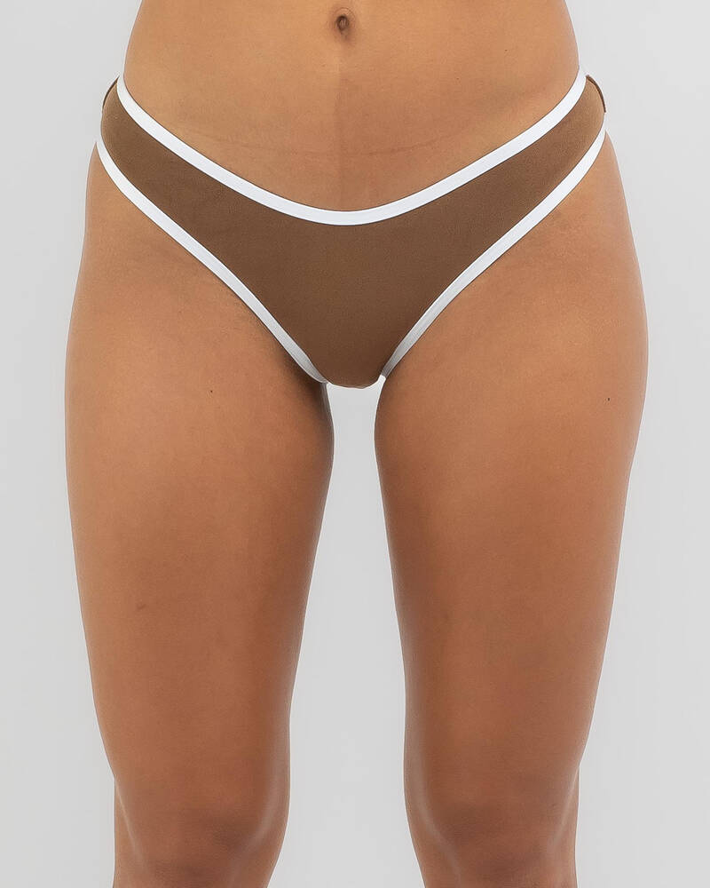 Rhythm Terry High Cut Bikini Bottom for Womens