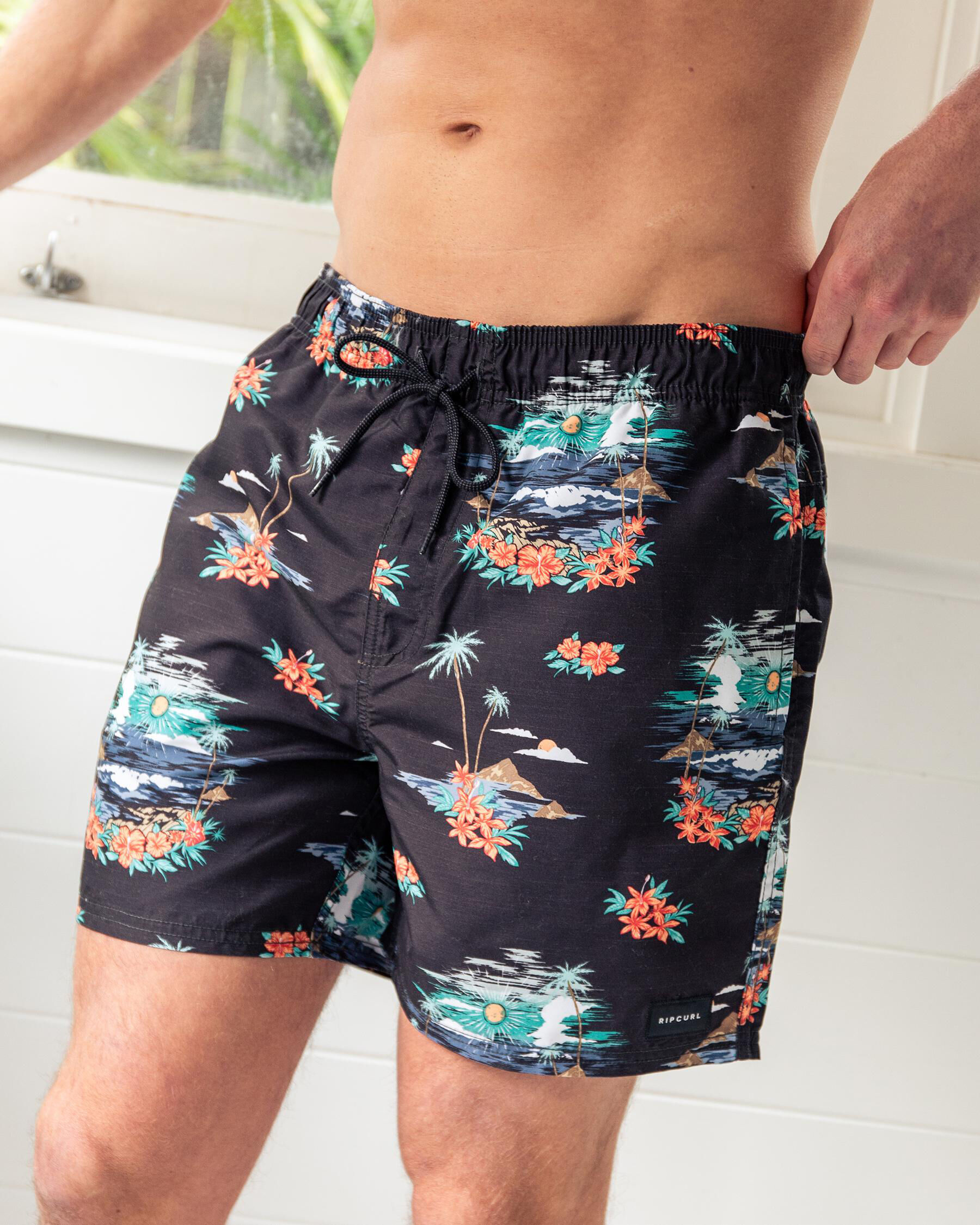 NASA Logo Van Gogh Man Summer Beach Shorts,Casual ShortsBeach Shorts Board Shorts White