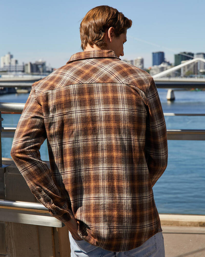 Quiksilver Calling Long Sleeve Flannel for Mens