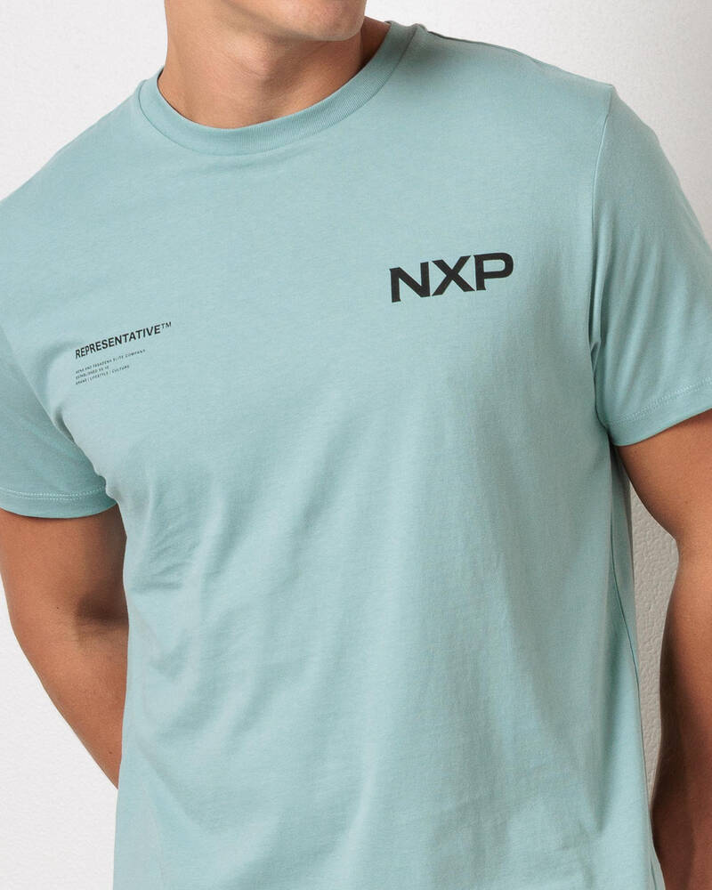 Nena & Pasadena Crime Dual Curved T-Shirt for Mens