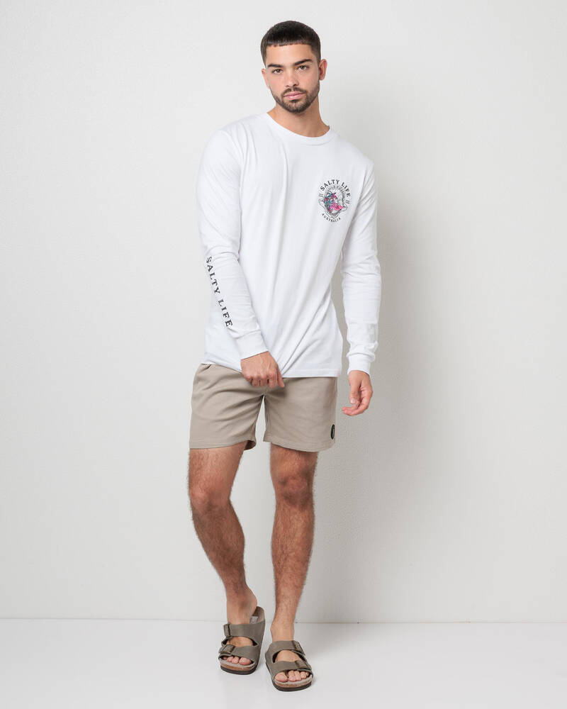 Salty Life High Tide Long Sleeve T-Shirt for Mens