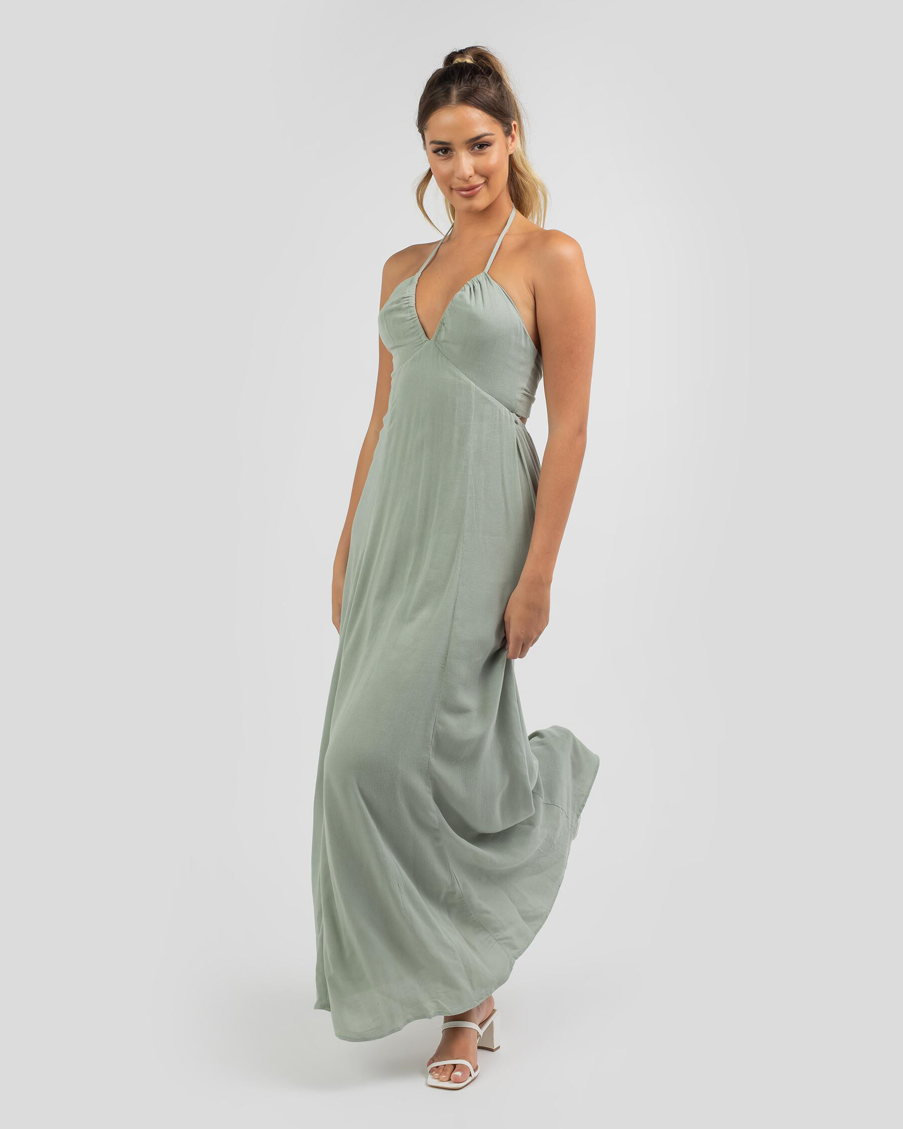 city beach blue dress