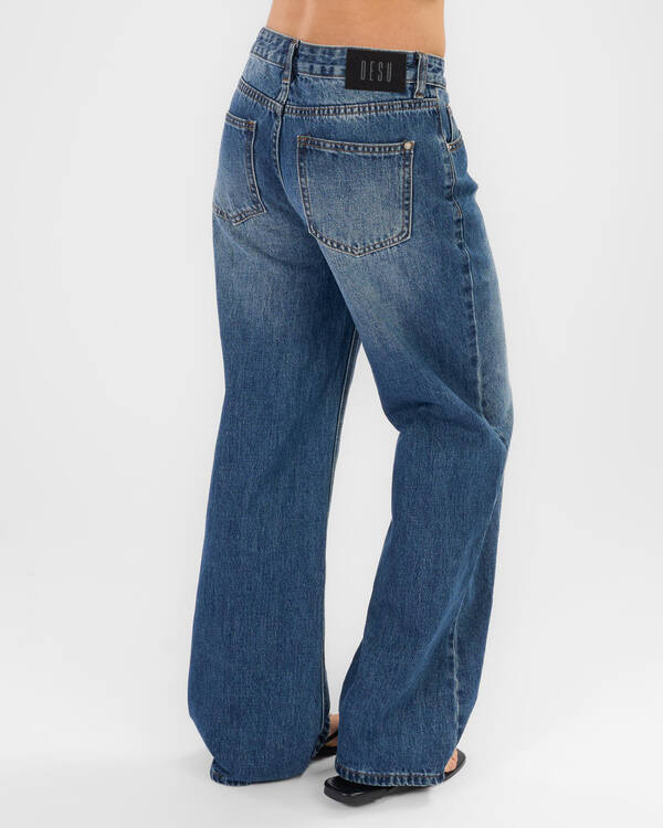 DESU Girls' Icon Straight Leg Jeans for Womens