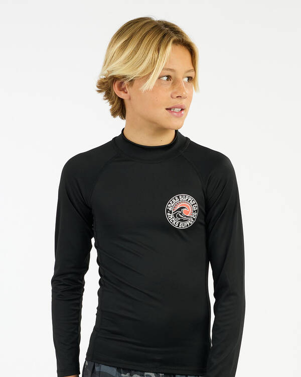Jacks Boys' Rising Sun 2.0 Long Sleeve Rash Vest for Mens