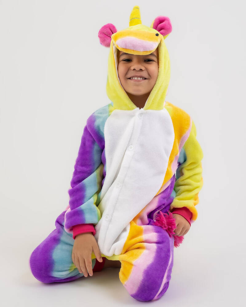Onesie Toddlers' Unicorn Rainbow Onesie for Unisex