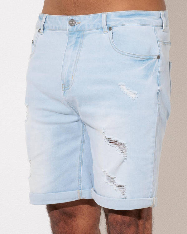 Lucid Capsule Denim Walk Shorts for Mens