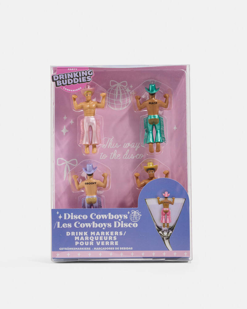 NPW Disco Cowboy Drink Markers Set for Womens
