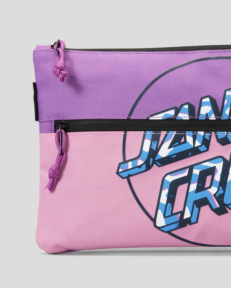 Santa Cruz Zebra Marble Opus Dot Pencil Case for Womens