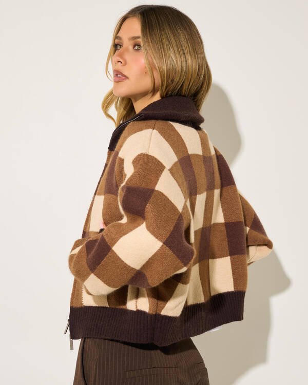 Ava And Ever Missouri Zip Knit Jumper for Womens
