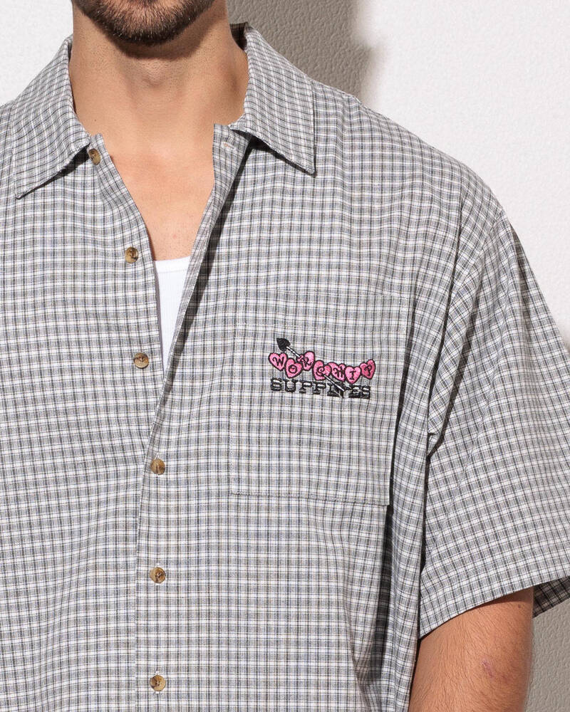 Worship Supplies Tainted Love Box Crop Short Sleeve Shirt for Mens