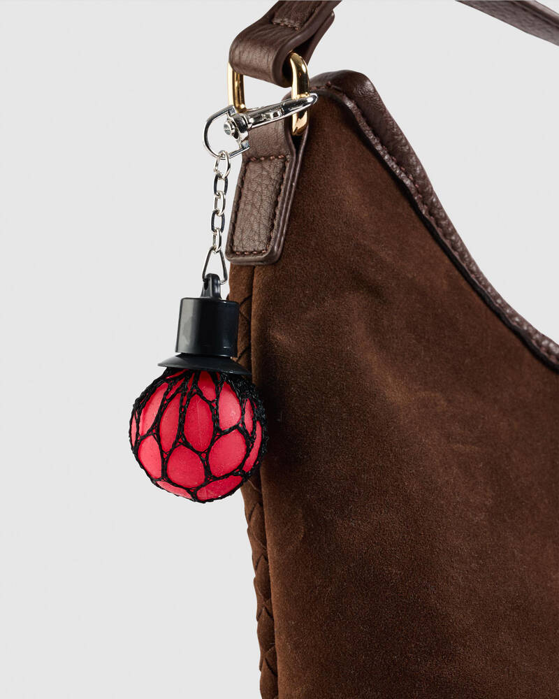 Keycraft Squishy Mesh Bag Charm for Womens