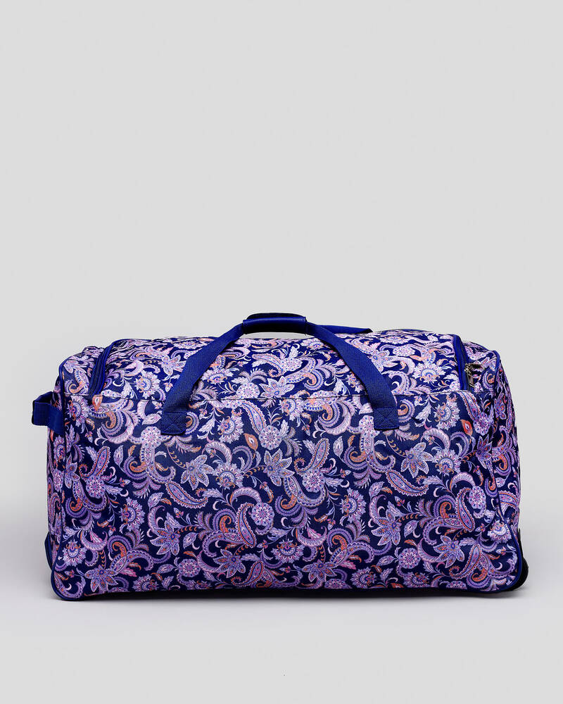 Mooloola Violetta Large Wheeled Travel Bag for Womens