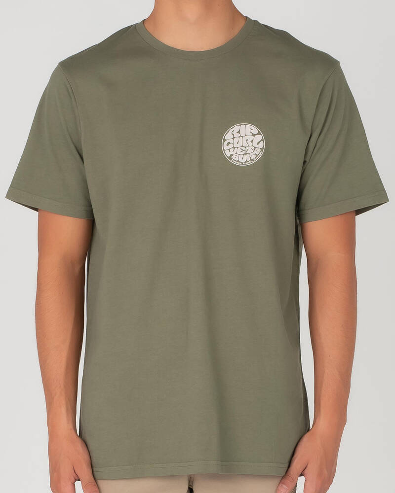 Rip Curl Wettie Logo T-Shirt for Mens