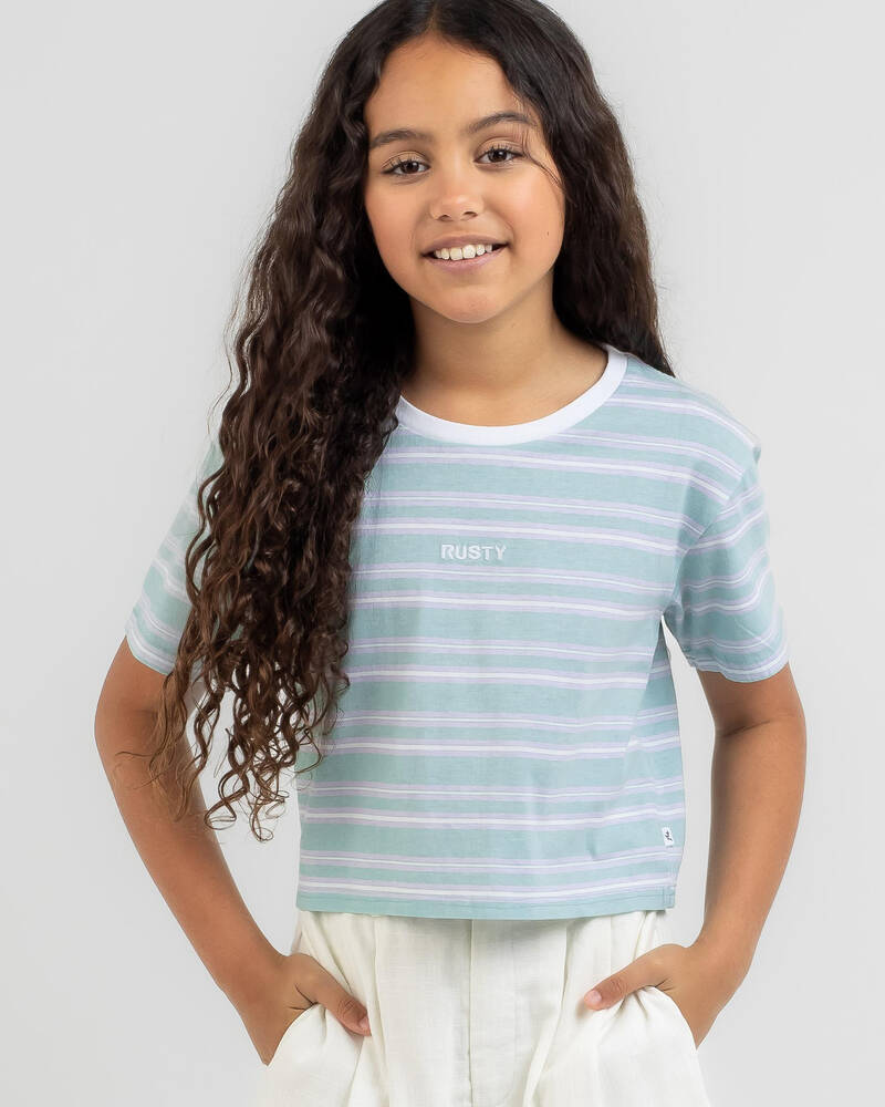 Rusty Girls' Throwback Cropped T-Shirt for Womens