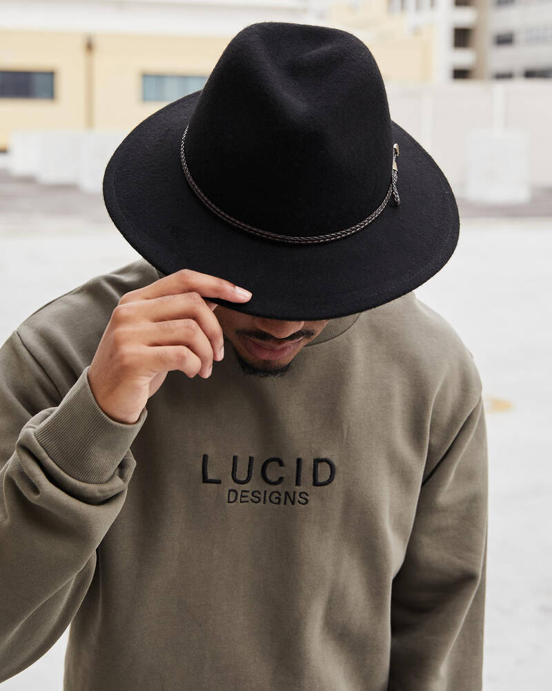 Shop Stateman Hats Countryman Wool Felt In Black Fast Shipping & Easy