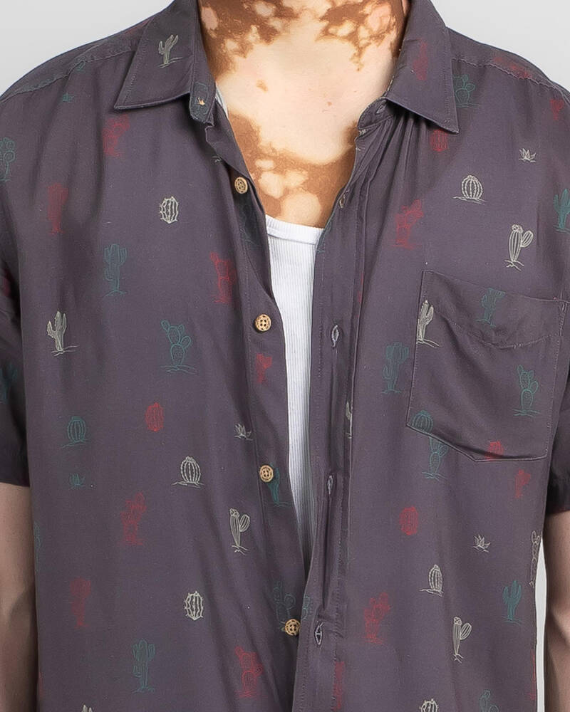 Lucid Cactus Short Sleeve Shirt for Mens